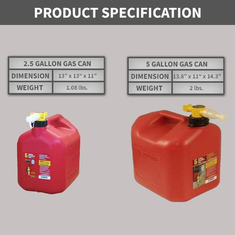 Spill-free Gas Can